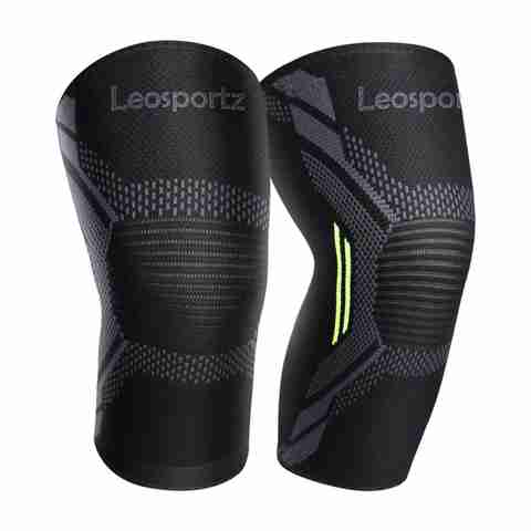 Leosportz 2 Pack Brace, Compression Sleeve Unisex, Running,Gym, Hiking Knee Support - Image 5