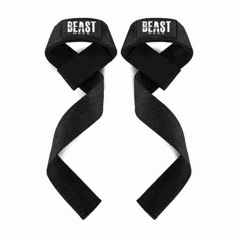 STEIGEN FITNESS Deadlift Strap Wrist Support (Black) - Image 3