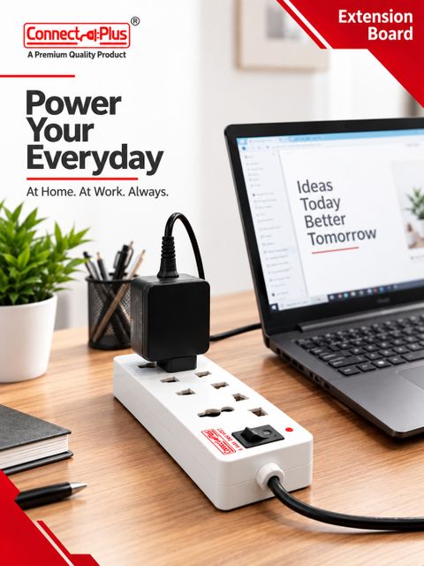 Connectplus 2 Pin Extension Board with Universal Sockets & Master