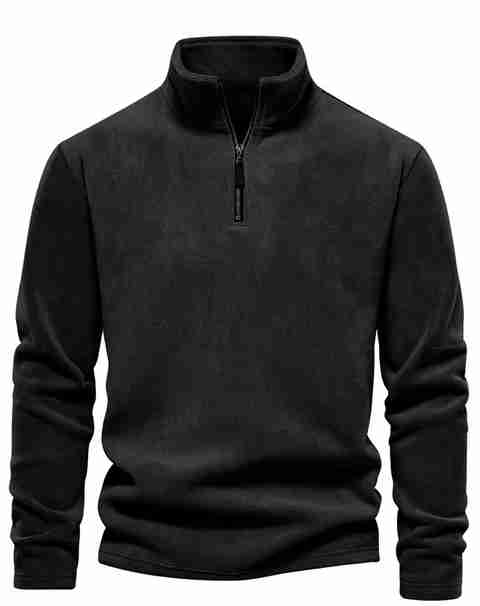 Lripsome Men Full Sleeve Solid Sweatshirt - Image 4