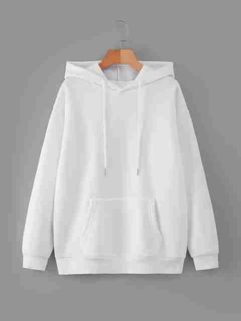 BEING WANTED Men Full Sleeve Solid Hooded Sweatshirt - Image 4