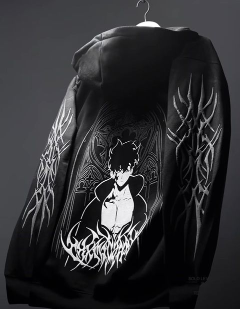 mercywear Men Full Sleeve Printed, Graphic Print Hooded Sweatshirt - Image 8