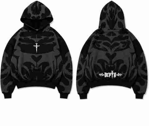 HoodieHavens Men & Women Graphic Print Hooded Sweatshirt - Image 3