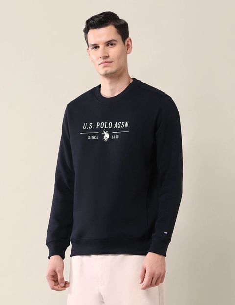 U.S. POLO ASSN. Men Full Sleeve Graphic Print Sweatshirt - Image 8