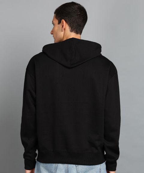 Alan Jones Men Full Sleeve Solid Hooded Sweatshirt - Image 6