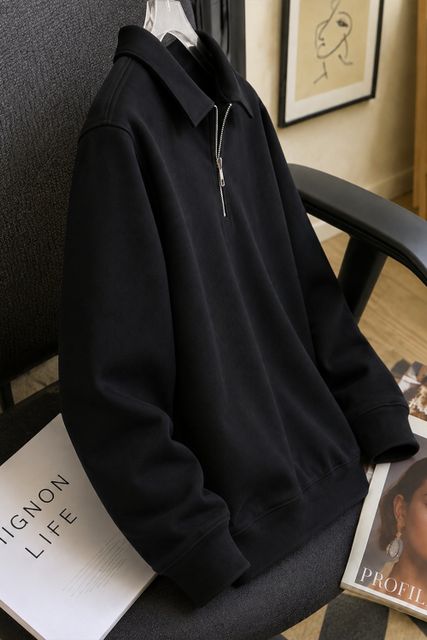 TeeWink Men Full Sleeve Solid Sweatshirt - Image 7
