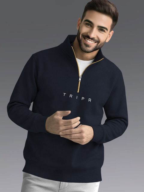 TRIPR Men Full Sleeve Solid Sweatshirt - Image 7