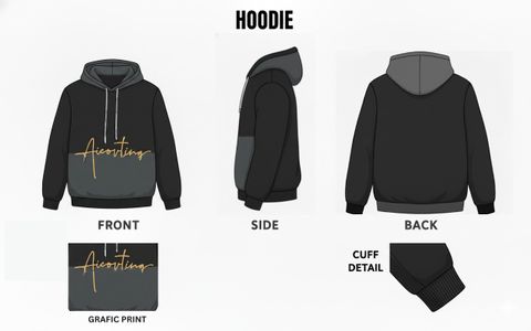 Try This Men Full Sleeve Color Block Hooded Sweatshirt - Image 8