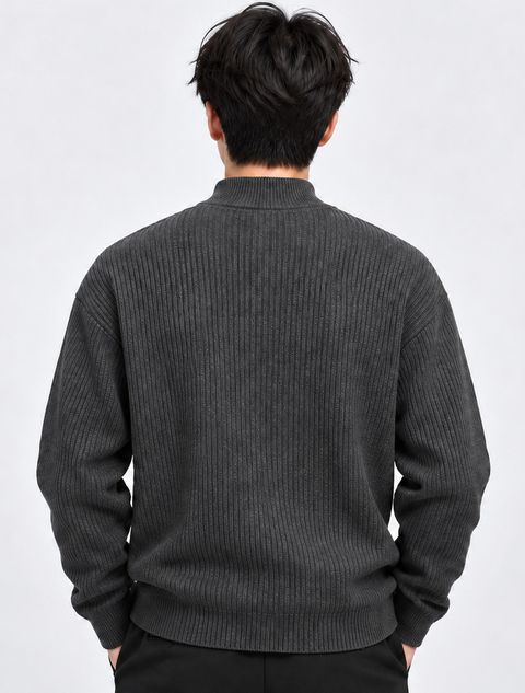 Garmentech Men Full Sleeve Solid Sweatshirt - Image 5