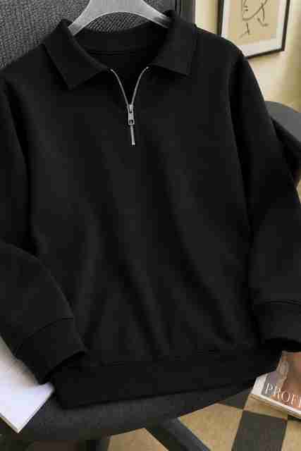 TeeWink Men Full Sleeve Solid Sweatshirt - Image 5