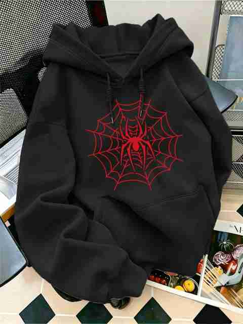 Preeo Men & Women Full Sleeve Graphic Print Hooded Sweatshirt - Image 5