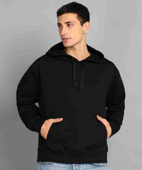 Alan Jones Men Full Sleeve Solid Hooded Sweatshirt - Image 5
