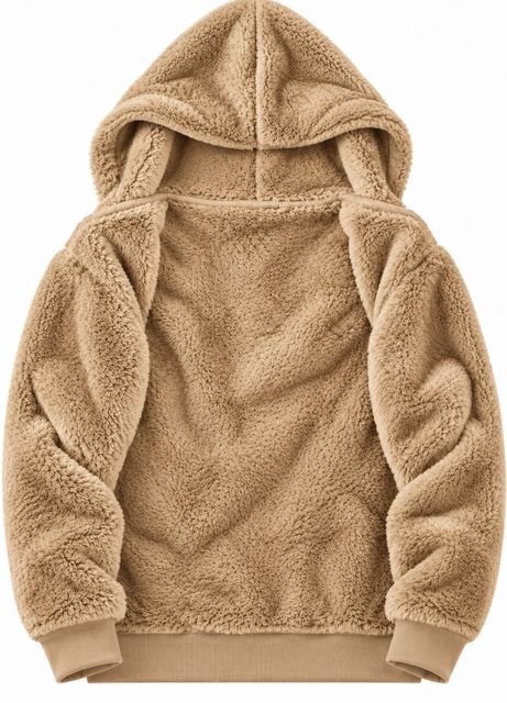 kshs Women Full Sleeve Solid Hooded Sweatshirt - Image 3