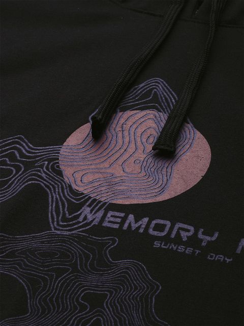 Roadster Men Full Sleeve Printed Hooded Sweatshirt - Image 7