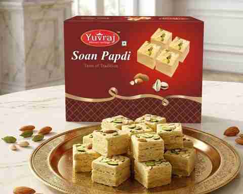 Yuvraj Food Product Patisa Elaichi Sweets Box 200g - Image 5