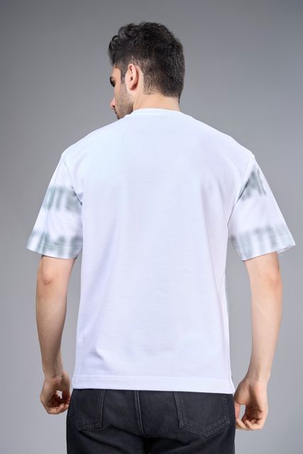 MaxzoneEcommerce Men's Washed Cotton Crew Neck White T-Shirt - Image 8