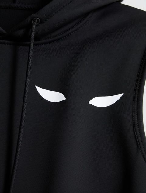 Mundali Men's Black Printed Hooded T-Shirt - Image 8