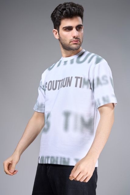 MaxzoneEcommerce Men's Washed Cotton Crew Neck White T-Shirt - Image 7