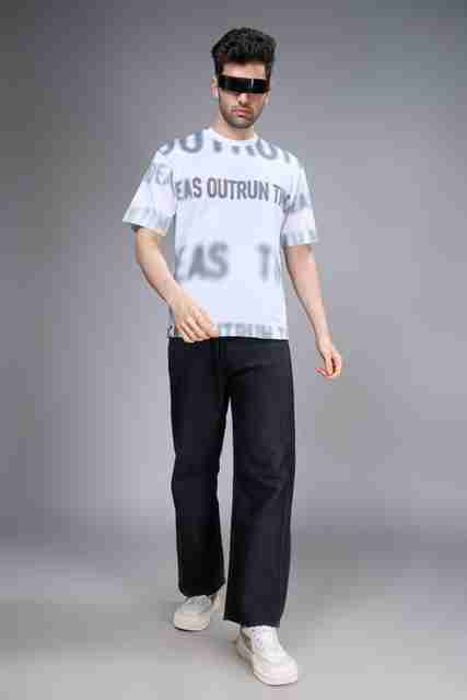 MaxzoneEcommerce Men's Washed Cotton Crew Neck White T-Shirt - Image 5
