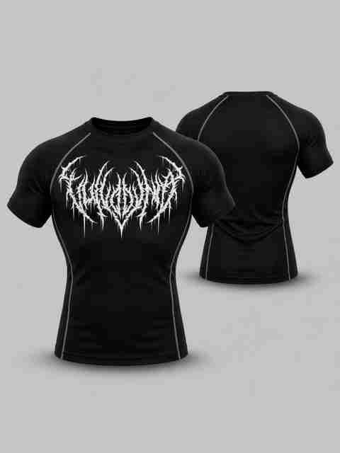 Gym Hound Men Graphic Print Round Neck Polyester Black T-Shirt - Image 5