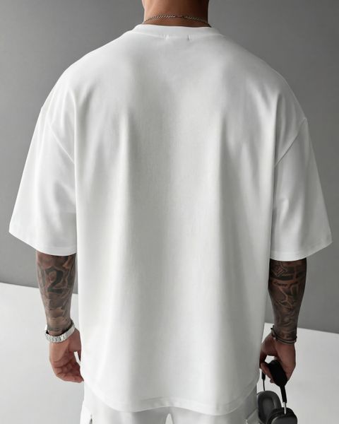 FLYIND VOGUE OUTFIT Men White Typography Round Neck T-Shirt - Image 3