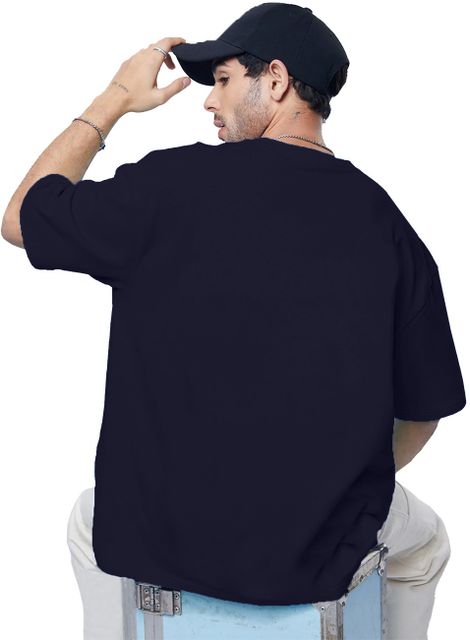 Leotude Men Printed Round Neck Cotton Blend Multicolor T-Shirt - Image 7