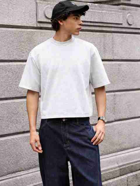 FTX Men Typography Round Neck Cotton Blend White T-Shirt - Image 2