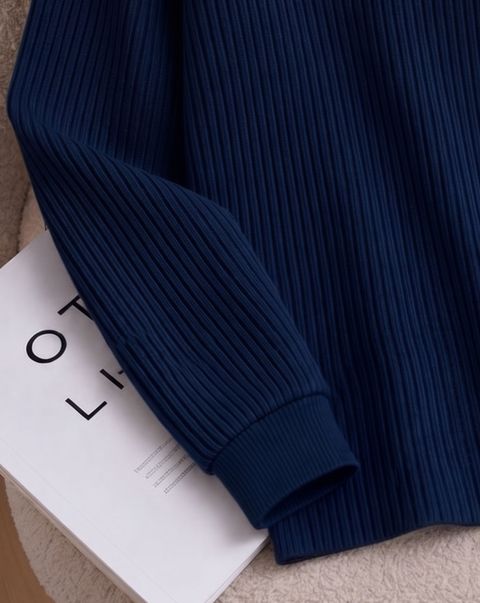 AOOSH Men Full Sleeve Self Design Sweatshirt - Image 8