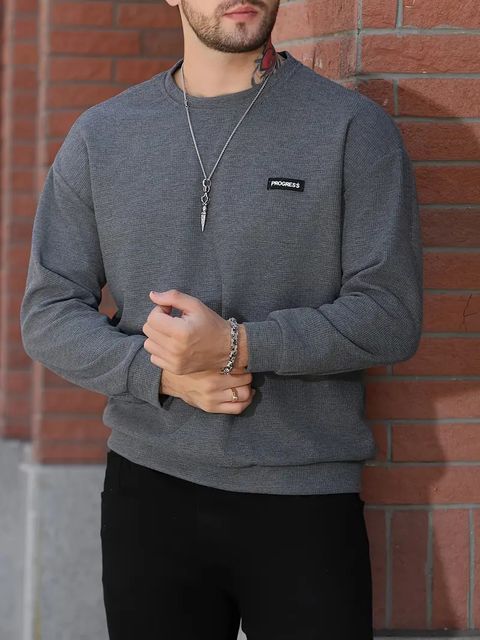 sti Men Full Sleeve Solid Sweatshirt - Image 7