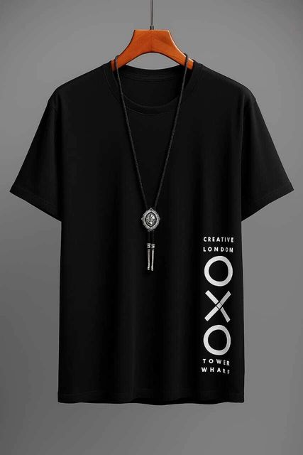 CONVENTIONAL ATTITUDE Pack of 3 Men Printed Round Neck Reversible Polyester Multicolor T-Shirt - Image 6