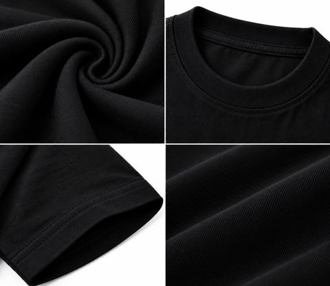 nykrafashion Men's Black Cotton Blend Printed T-Shirt - Image 8