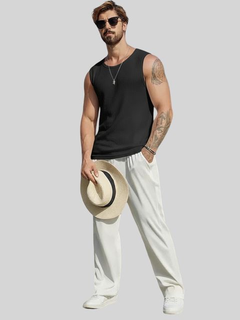 Fashion And Youth Men Vest - Image 7