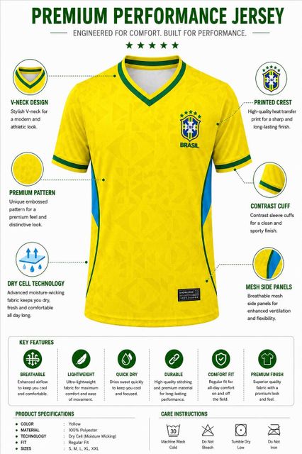 iLyk Men Printed, Self Design V Neck Linen Blend Yellow T-Shirt - Image 8