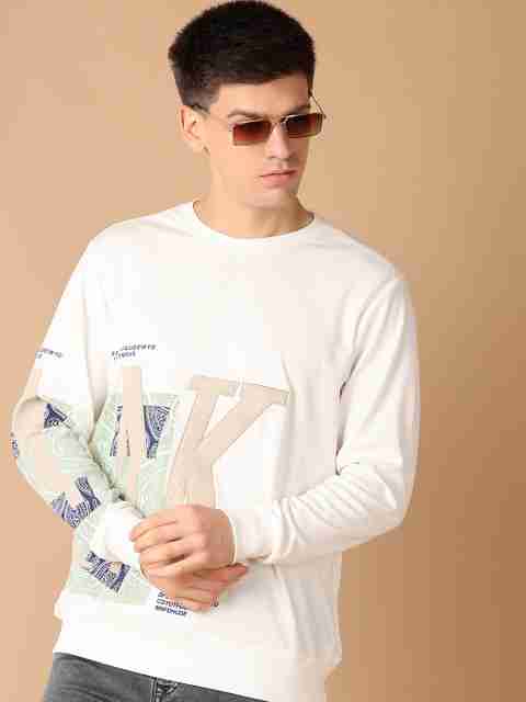 UNLIMITED Men White Printed Cotton T-Shirt - Image 5