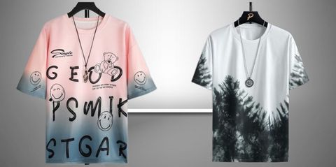 Celebrino Pack of 2 Men Printed Round Neck Polyester Beige T-Shirt - Image 6