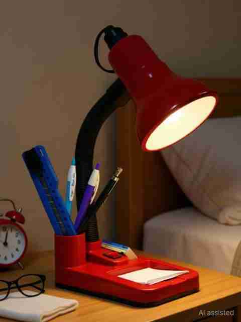 Blue Me BML001 Table Lamp (30 cm, Red) - Image 5