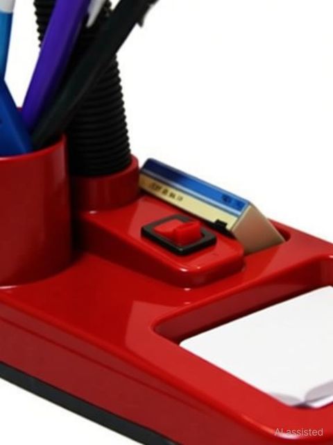 Blue Me BML001 Table Lamp (30 cm, Red) - Image 8