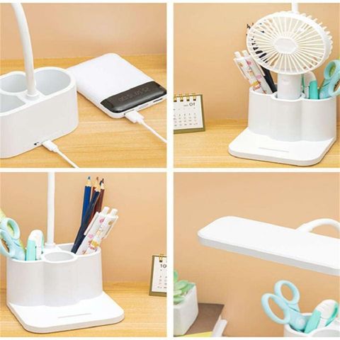 Kavonex Rechargeable LED Desk Lamp with Pen Holder & Mobile Stand, 35 - Image 7