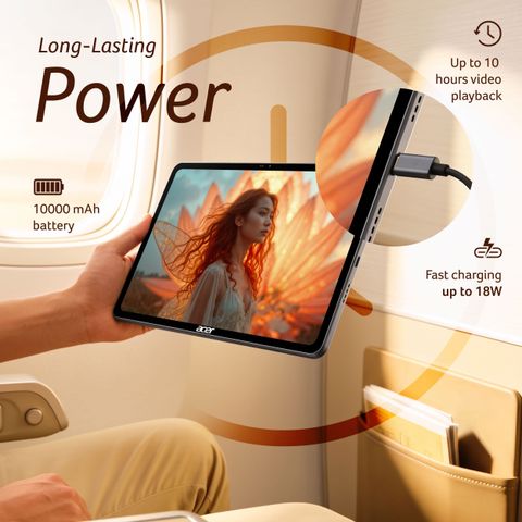Acer Iconia Tab 12 5G 8GB RAM 256GB ROM 12.2 inch Tablet (Slate Grey) - Image 6