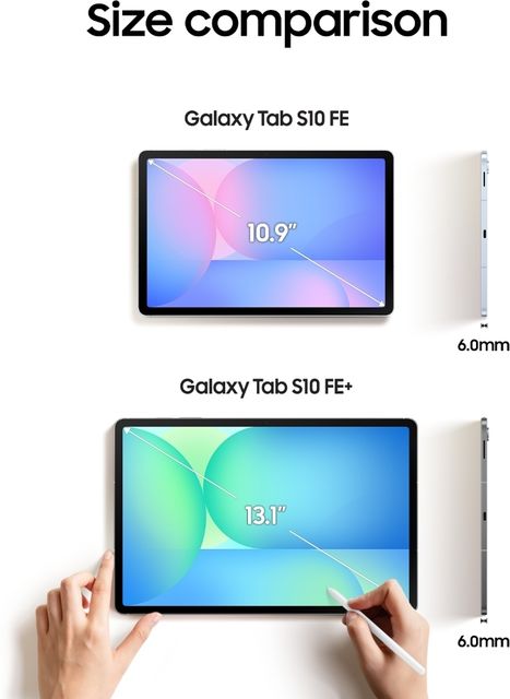 Samsung Galaxy Tab S10 FE+ With S Pen 8 GB RAM 128 GB ROM 13.1