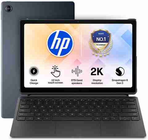 HP Omnipad 12 | In Box detachable Keyboard 8 GB RAM 256 GB ROM 12 inch with Wi-Fi Only Qualcomm Snapdragon SM6475Q Hexa Core Tablet (Denim Blue) - Image 2