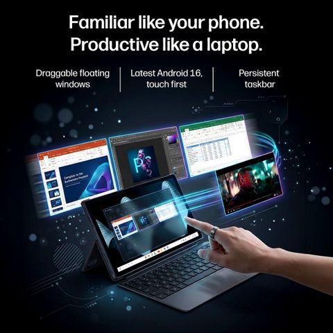 HP Omnipad 12 | In Box detachable Keyboard 8 GB RAM 256 GB ROM 12 inch with Wi-Fi Only Qualcomm Snapdragon SM6475Q Hexa Core Tablet (Denim Blue) - Image 6