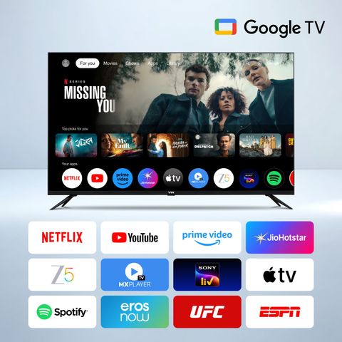 VW 43 inch QLED Full HD Smart Google TV (VW43PRO) - Image 7