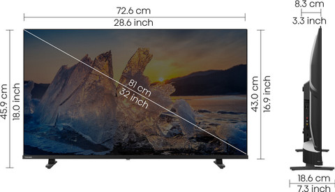 TOSHIBA 80 cm (32 inch) HD Ready LED Smart Android TV with DTS X