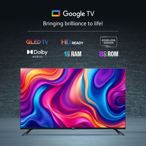 VW 80 cm (32 inch) QLED HD Ready Smart Google TV (VW3251) - Image 8