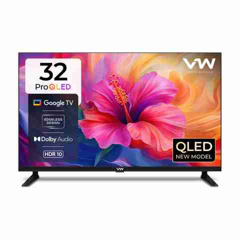 VW 80 cm (32 inch) QLED HD Ready Smart Google TV (VW3251) - Image 5