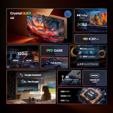 Coocaa Y74 Pro 55 inch QLED 4K Google TV - Image 6