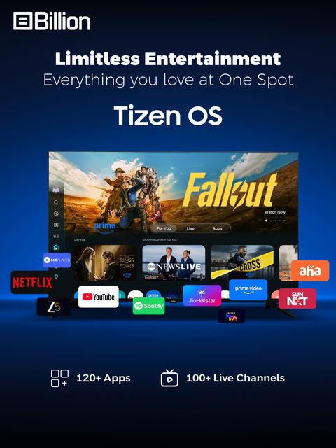 Billion 43 inch QLED 4K Smart Tizen TV 2026 Edition - Image 6
