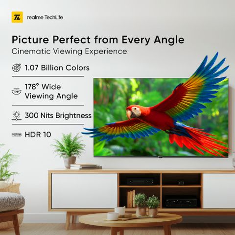 realme TechLife 139.0 cm (55.0 inch) QLED à¤
लà¥à¤à¥à¤°à¤¾ HD (4K) सà¥à¤®à¤¾à¤°à¥à¤ WebOS TV (55à¤à¤¹à¤¦à¤µà¤à¤°à¤²à¤²à¤) - Image 5
