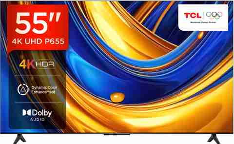 TCL P655 139 cm (55 inch) Ultra HD (4K) LED Smart Google TV with T